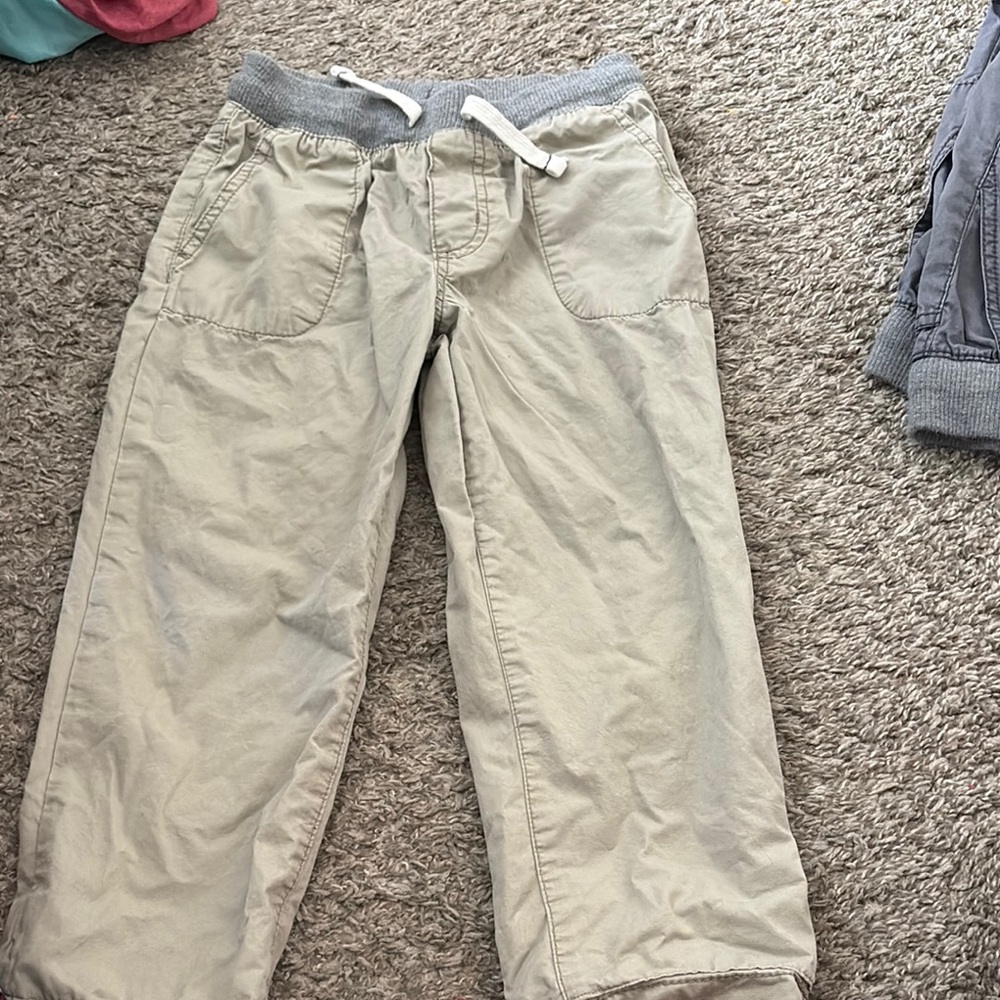 Kids Beige Casual Pants